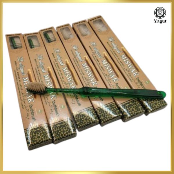 Al-Abyad Miswak Toothbrush with Black Silica
