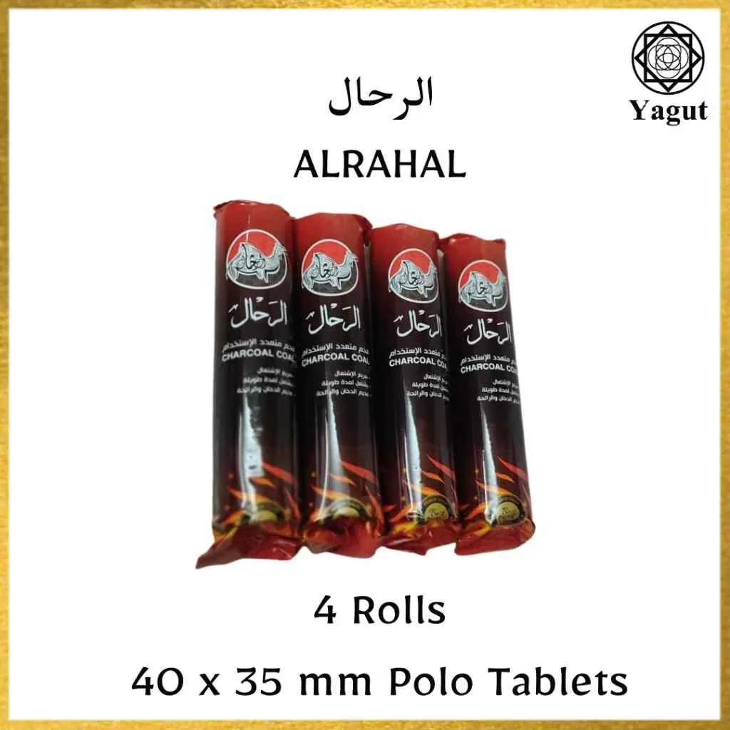 ALRAHAL Instant Charcoal 35mm Polo Tablet, Arang for Incense Burning 2 ALRAHAL Instant Charcoal 35mm Polo Tablet, Arang for Incense Burning - Image 2