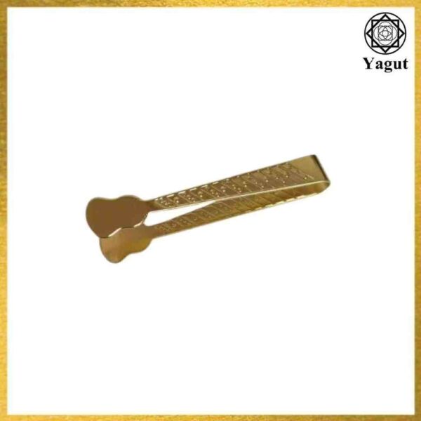 Golden Stainless Steel Mini Tong - Image 3